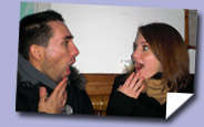 «Oooh..?!» (io) «Aaaah!?» (lei)