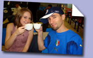 «Cin cin!» «Col cappuccio?» «E vabbééé!! xD»